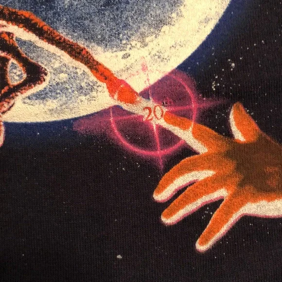 E.T. THE EXTRA TERRESTRIAL 20th ANNIVERSARY YOUTH L MOVIE PROMO TSHIRT NWOT #530 - Picture 6 of 11